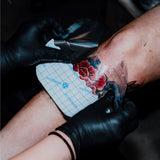 Original Tattoo Bandage 10-Pack - Small (4 in x 4 in) Personal Pack Saniderm Tattoo Aftercare 